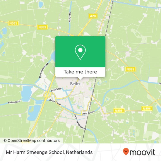 Mr Harm Smeenge School kaart