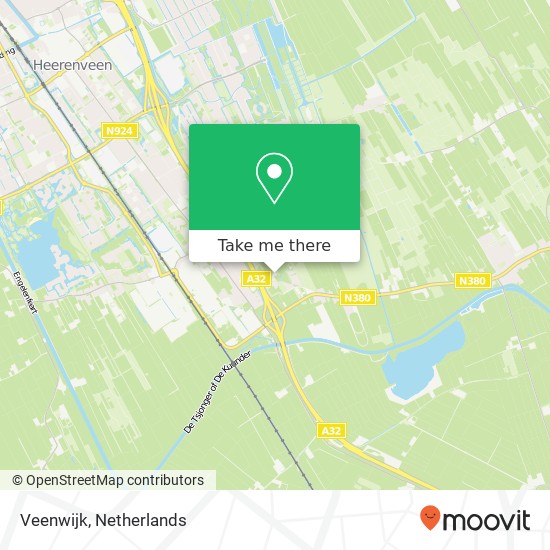 Veenwijk kaart