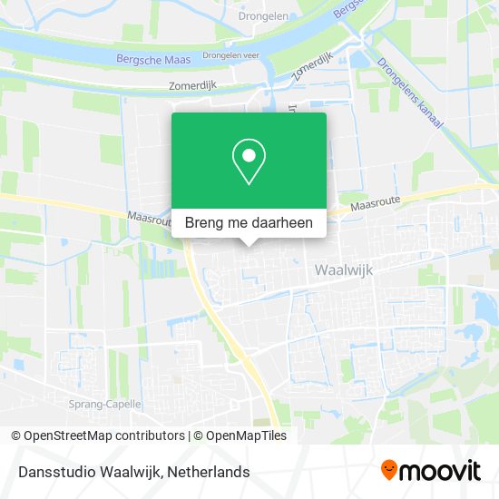 Dansstudio Waalwijk kaart