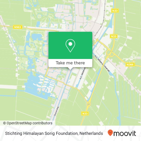 Stichting Himalayan Sorig Foundation kaart