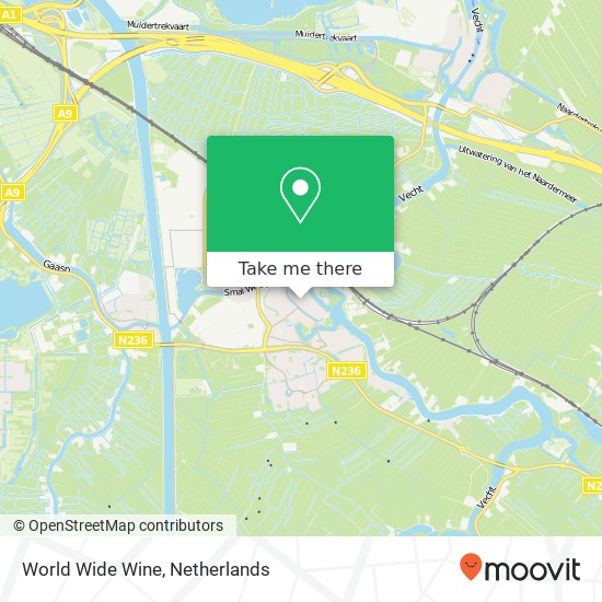 World Wide Wine kaart