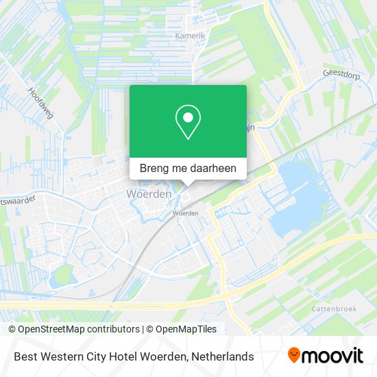 Best Western City Hotel Woerden kaart