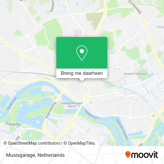 Musisgarage kaart