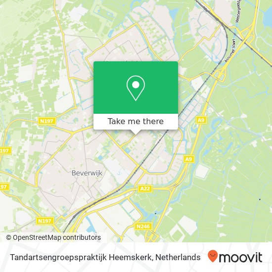 Tandartsengroepspraktijk Heemskerk kaart