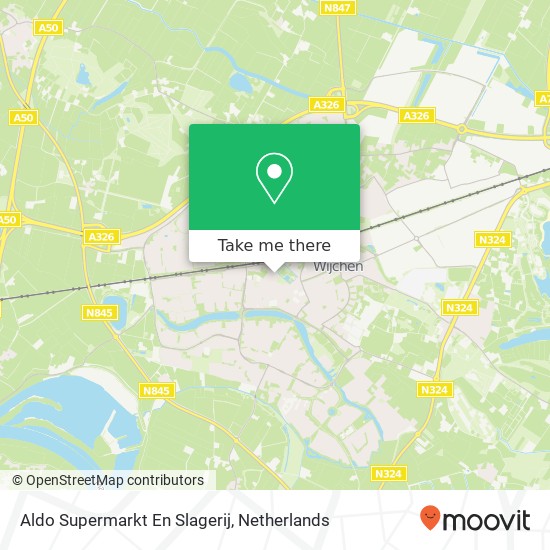 Aldo Supermarkt En Slagerij kaart