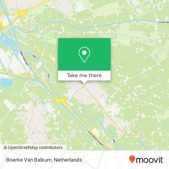 Boerke Van Balkum kaart