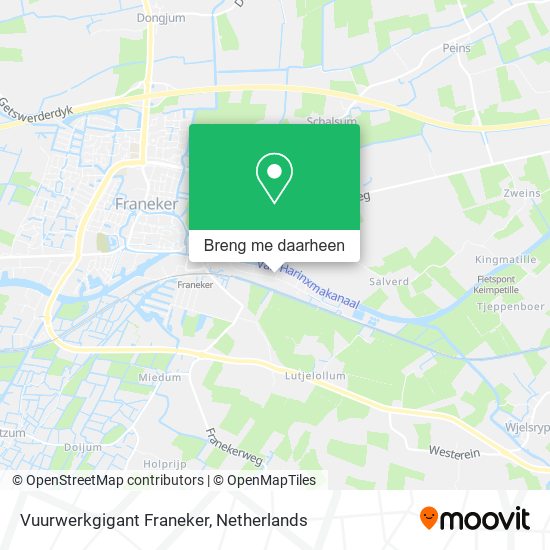 Vuurwerkgigant Franeker kaart