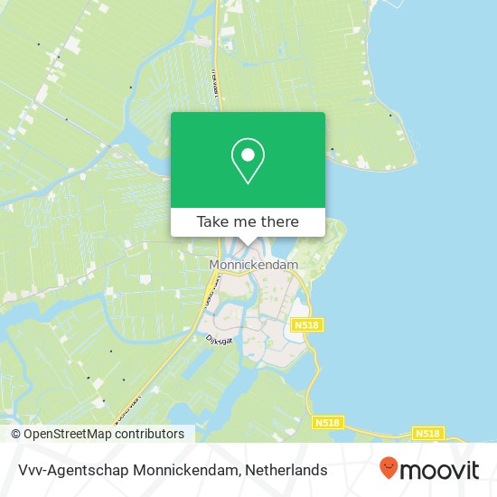 Vvv-Agentschap Monnickendam kaart
