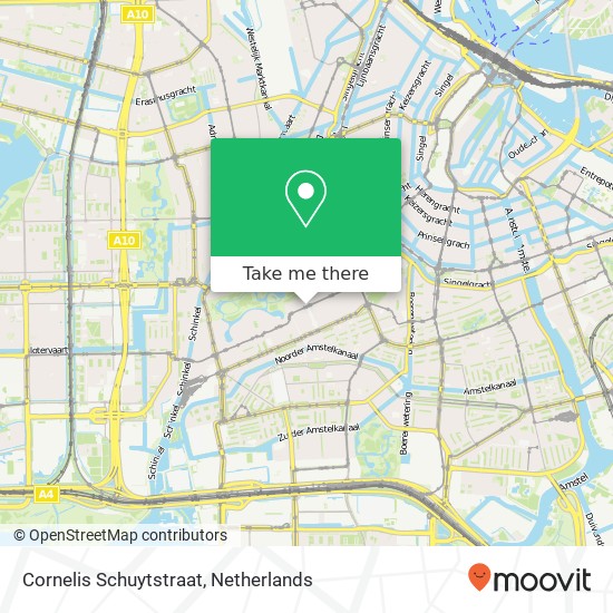 Cornelis Schuytstraat kaart