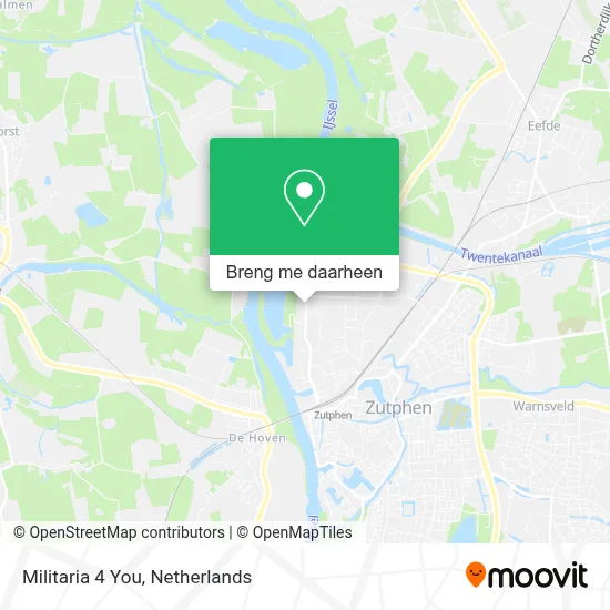 Militaria 4 You kaart