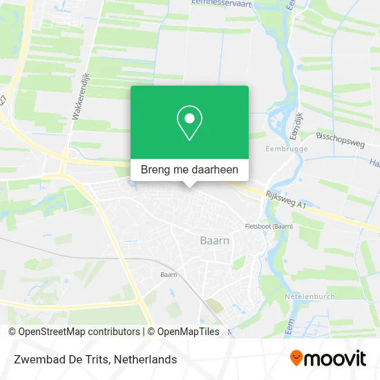 Zwembad De Trits kaart