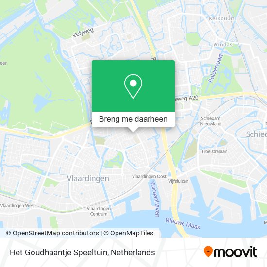 Het Goudhaantje Speeltuin kaart