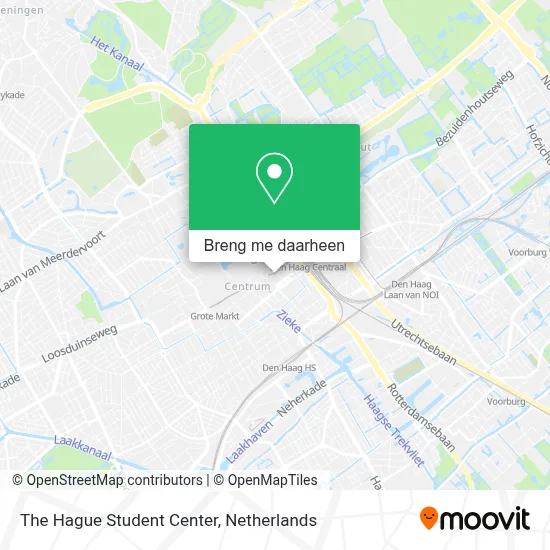 The Hague Student Center kaart