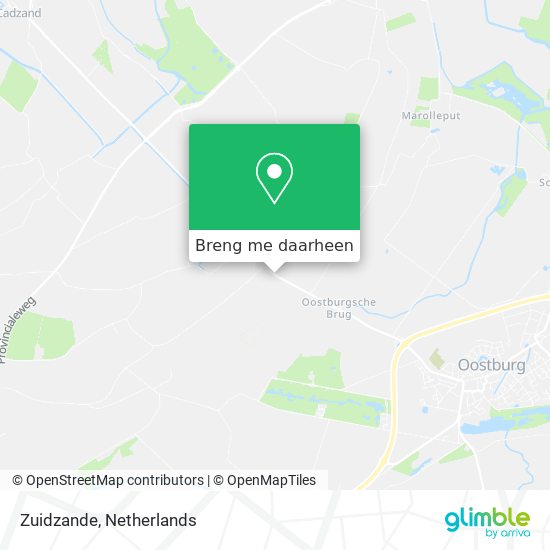 Zuidzande kaart