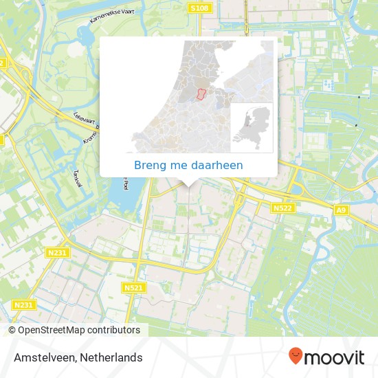 Amstelveen kaart