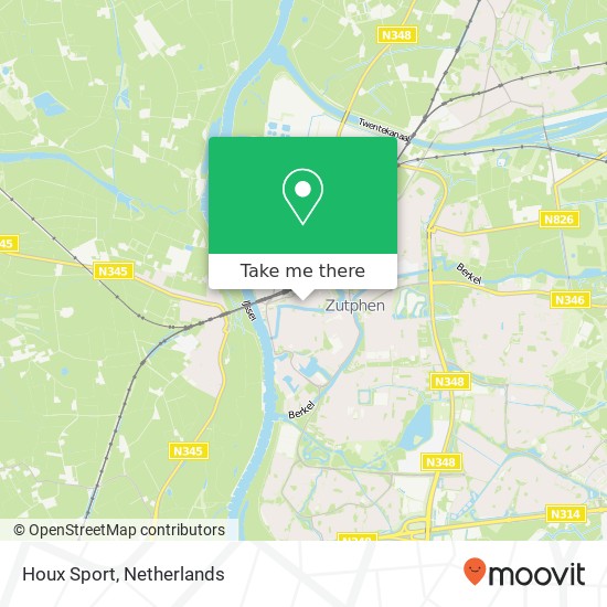 Houx Sport kaart