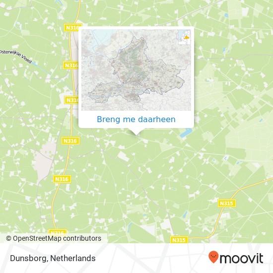 Dunsborg kaart