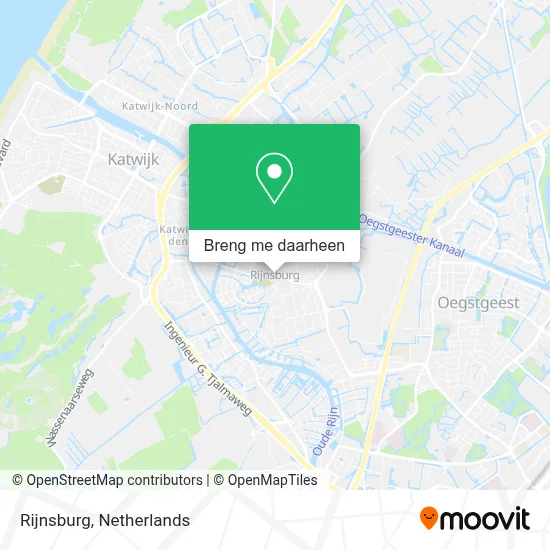 Rijnsburg kaart