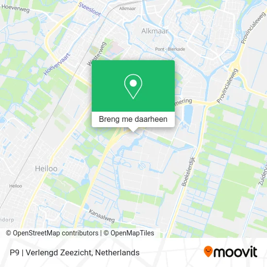 P9 | Verlengd Zeezicht kaart