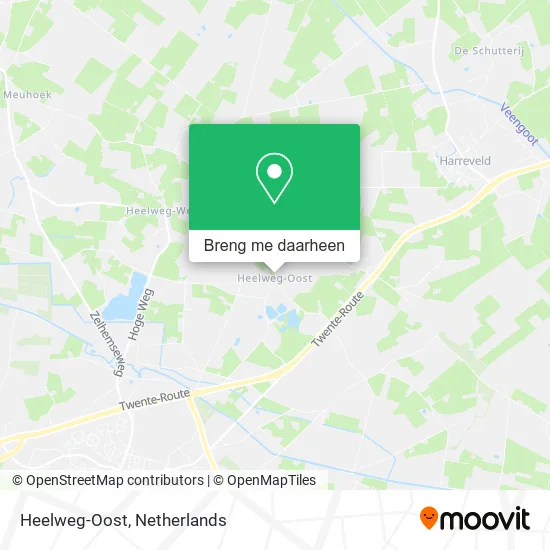 Heelweg-Oost kaart