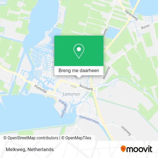 Melkweg kaart