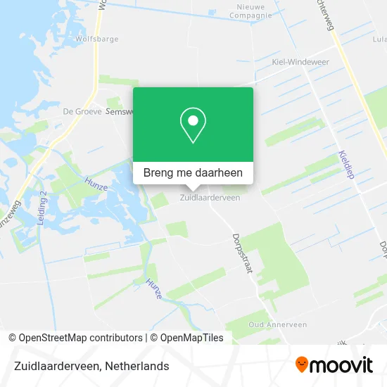 Zuidlaarderveen kaart