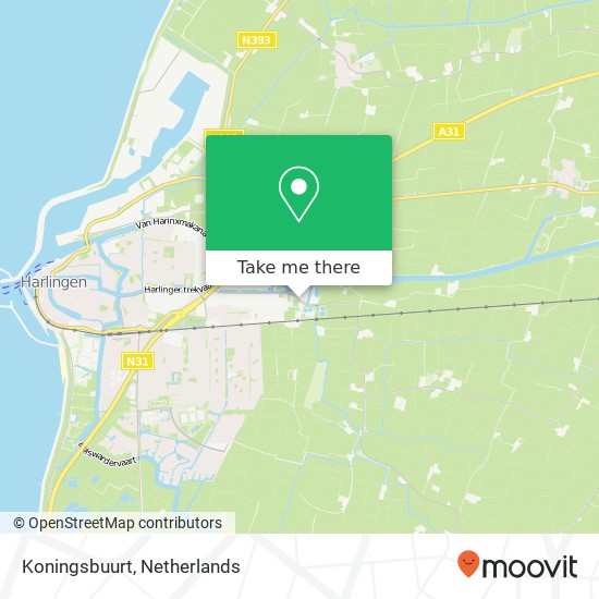 Koningsbuurt kaart