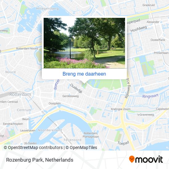 Rozenburg Park kaart