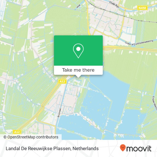 Landal De Reeuwijkse Plassen kaart
