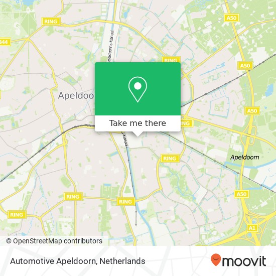 Automotive Apeldoorn kaart