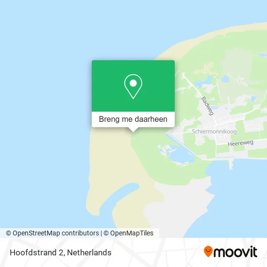 Hoofdstrand 2 kaart