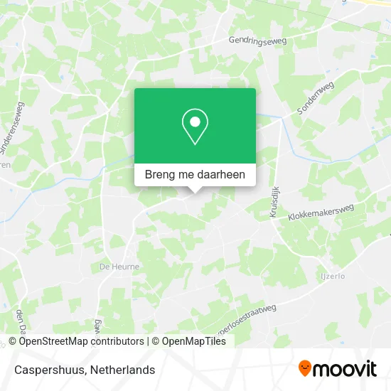 Caspershuus kaart