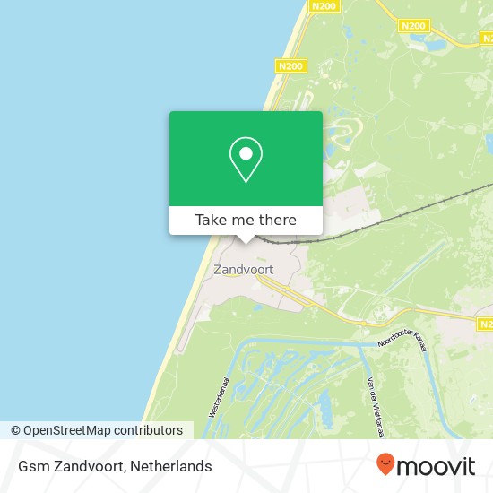 Gsm Zandvoort kaart