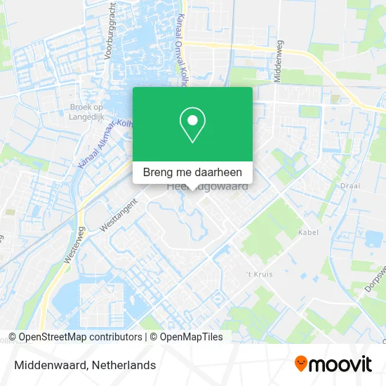 Middenwaard kaart