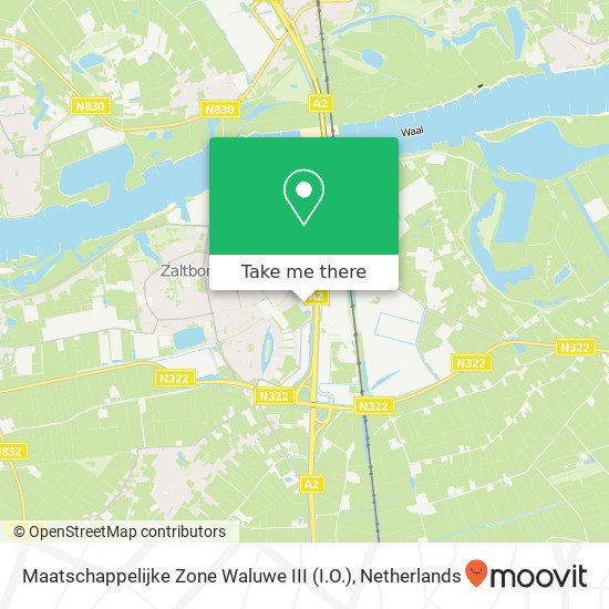 Maatschappelijke Zone Waluwe III (I.O.) kaart