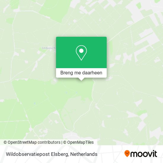 Wildobservatiepost Elsberg kaart