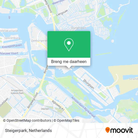 Steigerpark kaart