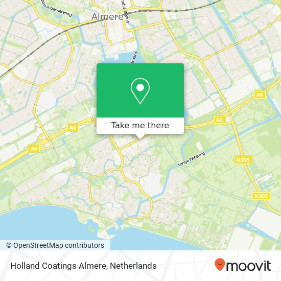 Holland Coatings Almere kaart