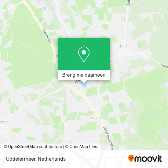 Uddelermeer kaart