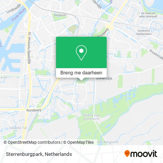 Sterrenburgpark kaart
