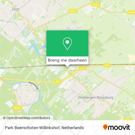 Park Beerschoten-Willinkshof kaart