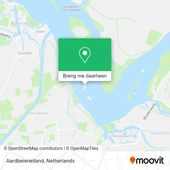 Aardbeieneiland kaart