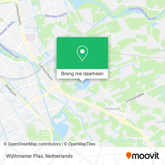 Wijthmener Plas kaart