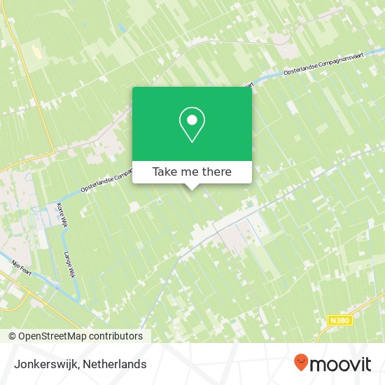 Jonkerswijk kaart