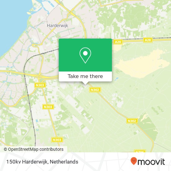 150kv Harderwijk kaart