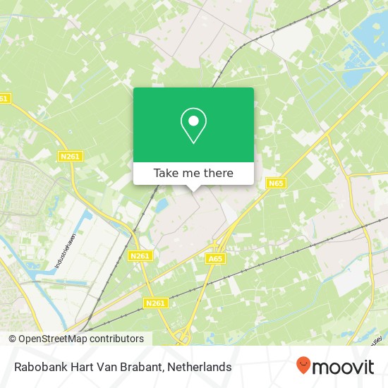 Rabobank Hart Van Brabant kaart