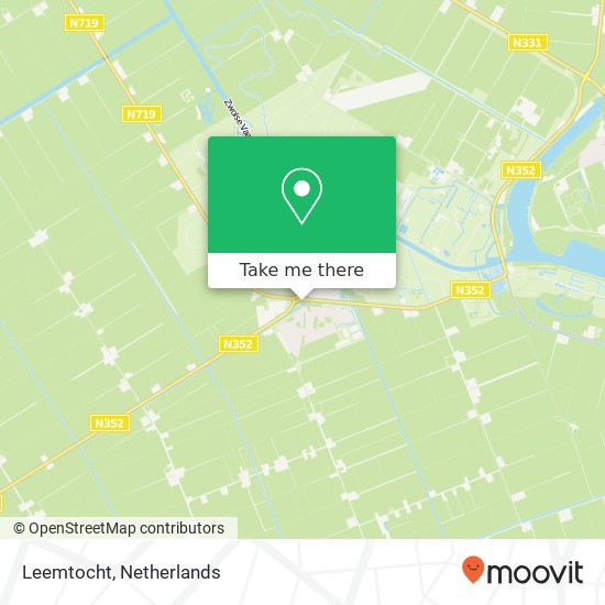 Leemtocht kaart