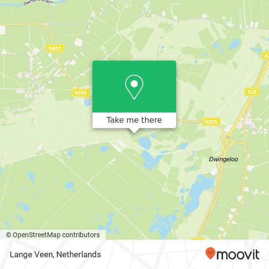 Lange Veen kaart