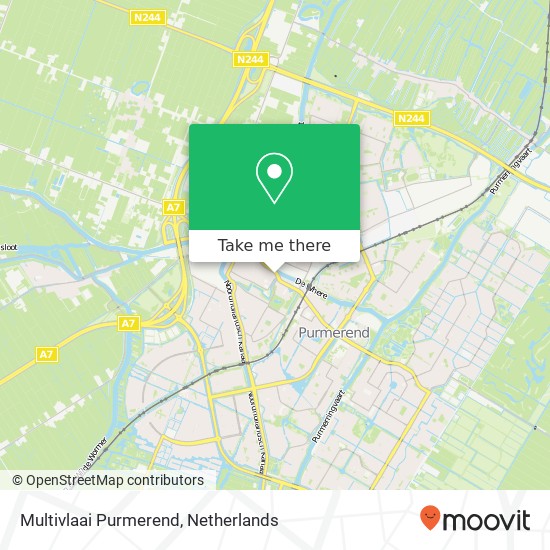 Multivlaai Purmerend kaart