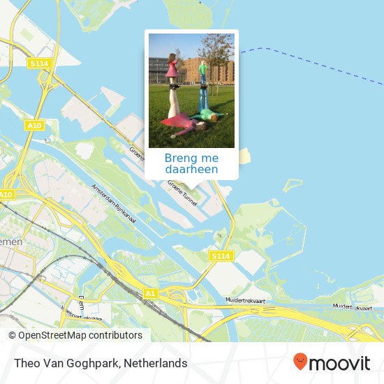 Theo Van Goghpark kaart